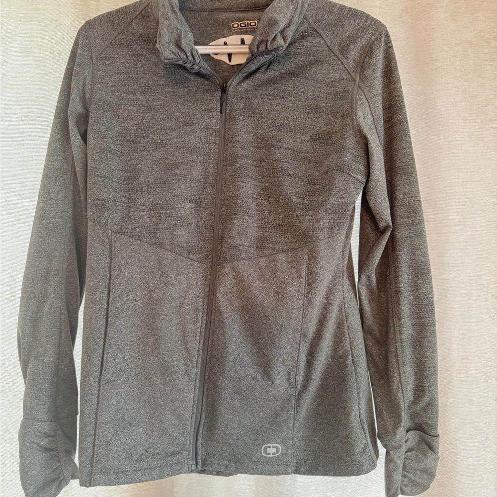 OGIO Heathered Gray Zip-Up Jacket